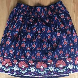 Anthropologie beaded skirt